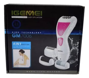 Depiladora Para Mujer Gemei 7006 4 En 1