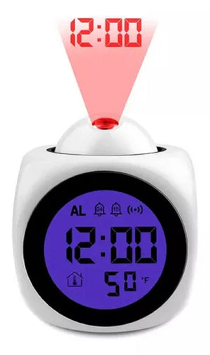 Reloj Alarma Digital Con Proyector