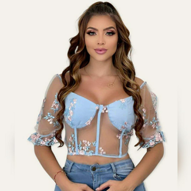 Blusa Para Dama Bordada