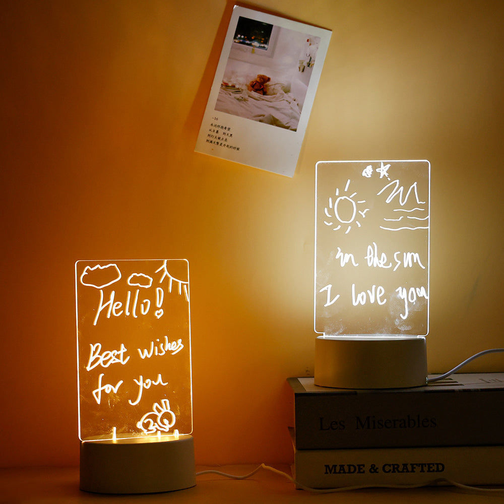 TABLERO PARA NOTAS CON LUZ LED