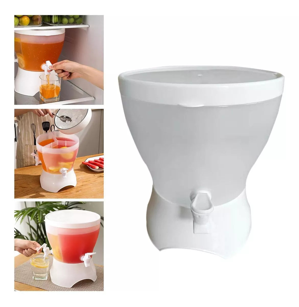 Dispensador De Bebidas Con 3 Compartimientos