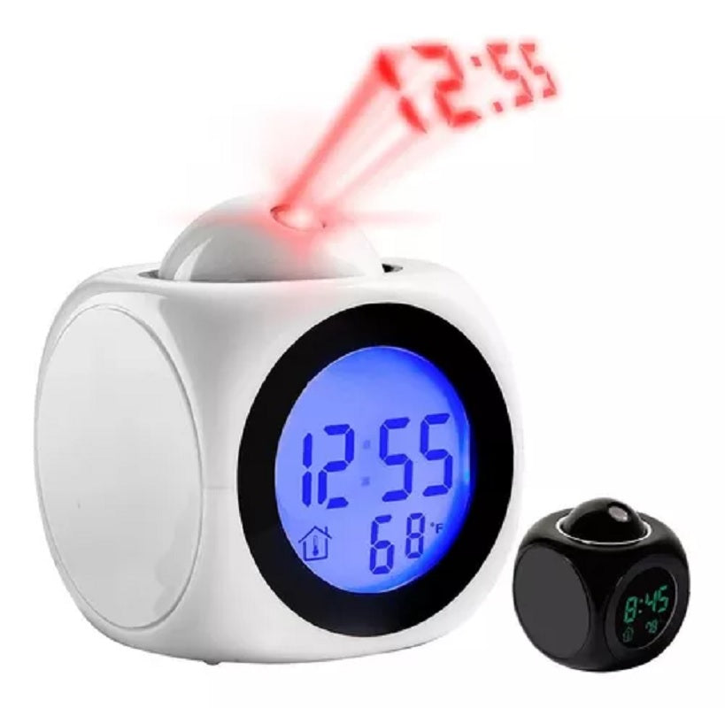 Reloj Alarma Digital Con Proyector